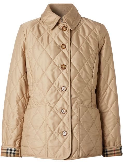 vintage burberry quilted jacket|burberry quilted jacket sale women.